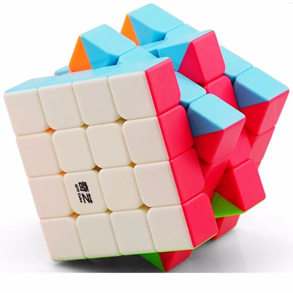 MIPOZOR Qiyi Qiyuan S 4x4x4 Profesinės Greitis Magic Cube Stickerless Magic Cube 4x4 Įspūdį Švietimo Žaislai Vaikams