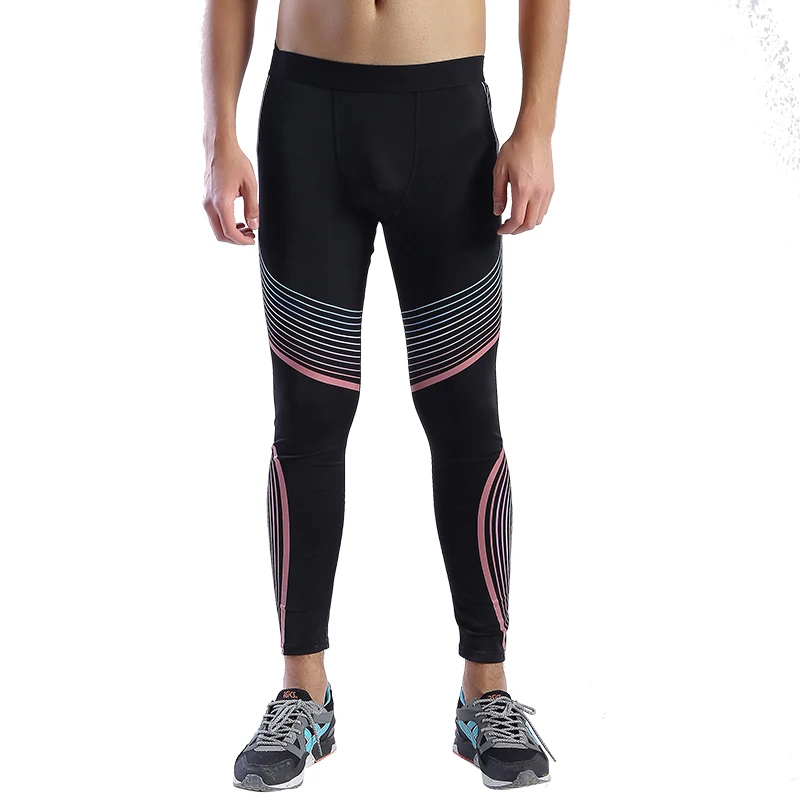 M710-Treniruotės sporto vyrų kelnės vyrams šilumos raumenų kultūrizmo dėvėti suspaudimo Elastinga Slim naudotis drabužiai