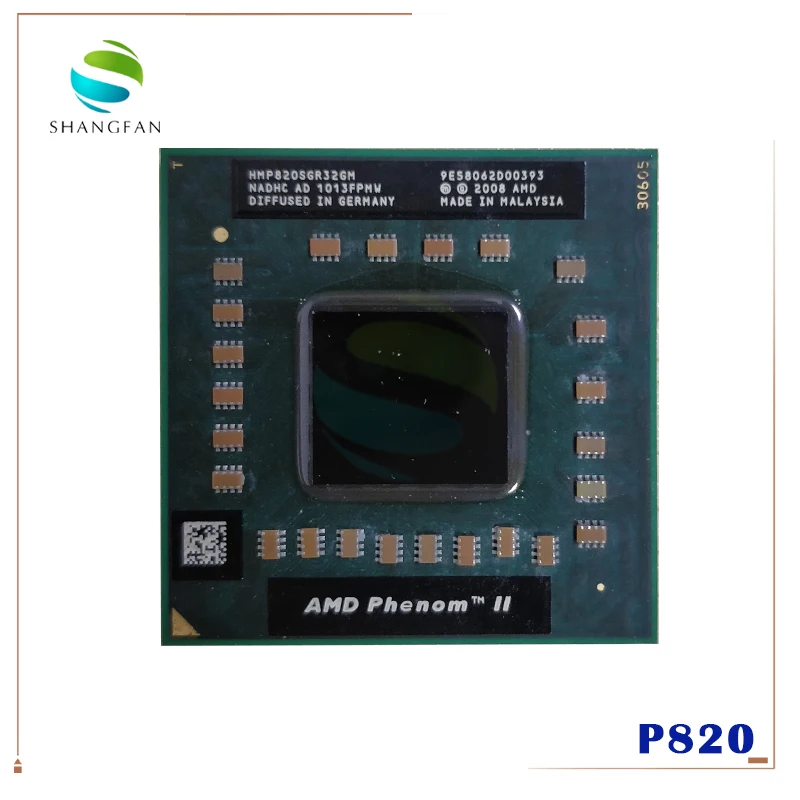 Laptop cpu procesorius AMD Phenom P820 HMP820SGR32GM CPU 1.8 GHz Socket S1 triple Core Socket S1 (S1g4) PGA638