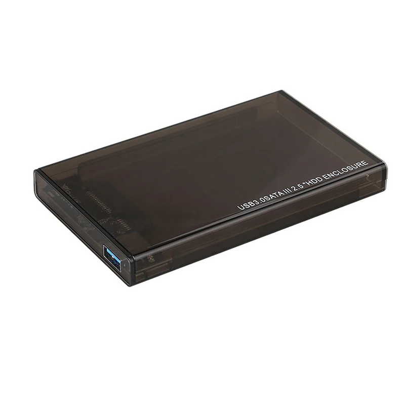 HDD Case 2.5 colių Skaidrus SATA į USB 3.0 Kietojo Disko Dėžutė Įrankį Nemokamai 6Gbps 2TB UASP USB, SSD HDD Talpyklos