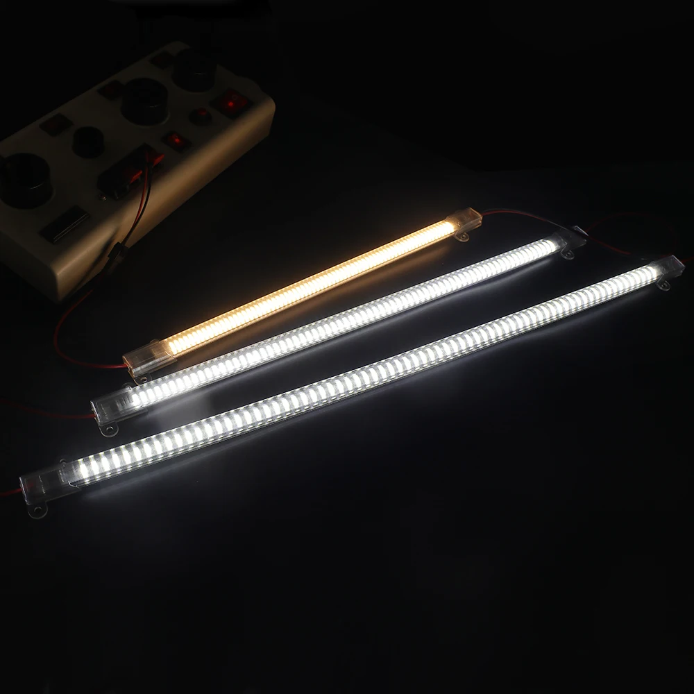 LED Juostelė Šviesos AC220V Didelio Ryškumo 50 cm 40cm 30cm 72LEDs 2835 LED Standžios Juostelės Energijos Taupymo LED dienos šviesos lempos 5vnt/daug