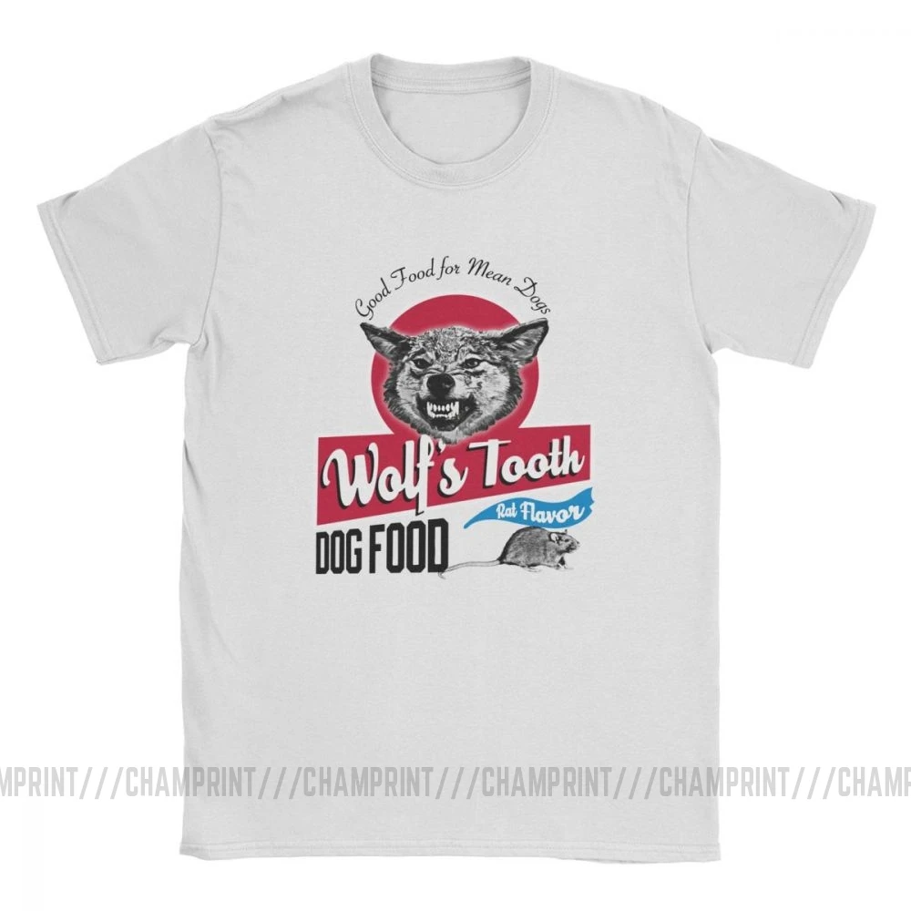 Vyrų Marškinėliai Wolf ' s Dantis, Šunų Maisto Kažkada Holivudo Medvilnės Marškinėliai trumpomis Rankovėmis Baudžiamosios Uolos Filmą T Shirts 6XL