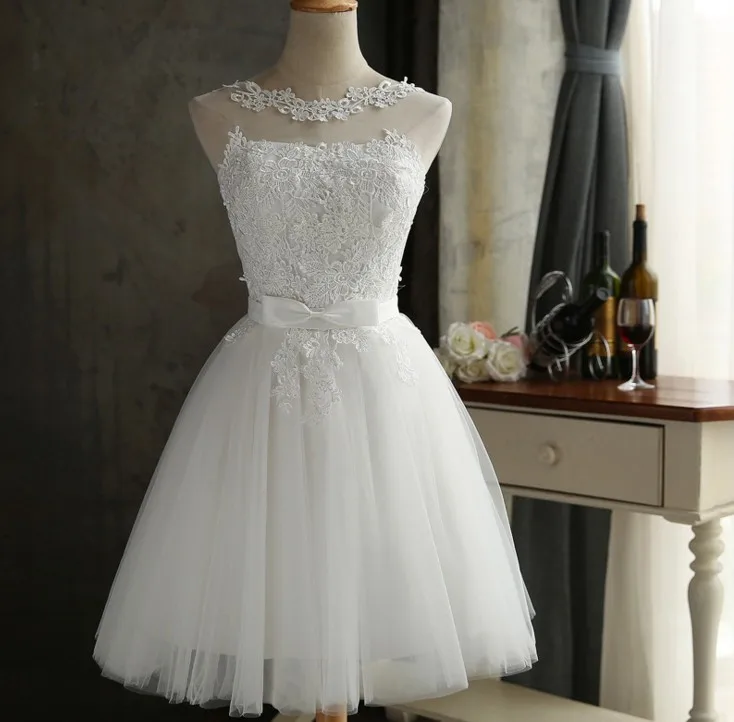 Nėriniai Daug Spalvų Iliuzija Gėlių ornamento formavimas-line Kelio Ilgis Vakarienė Bridesmaids Suknelės, Šaliai Trumpą Oficialų Suknelė 2020 Naujas