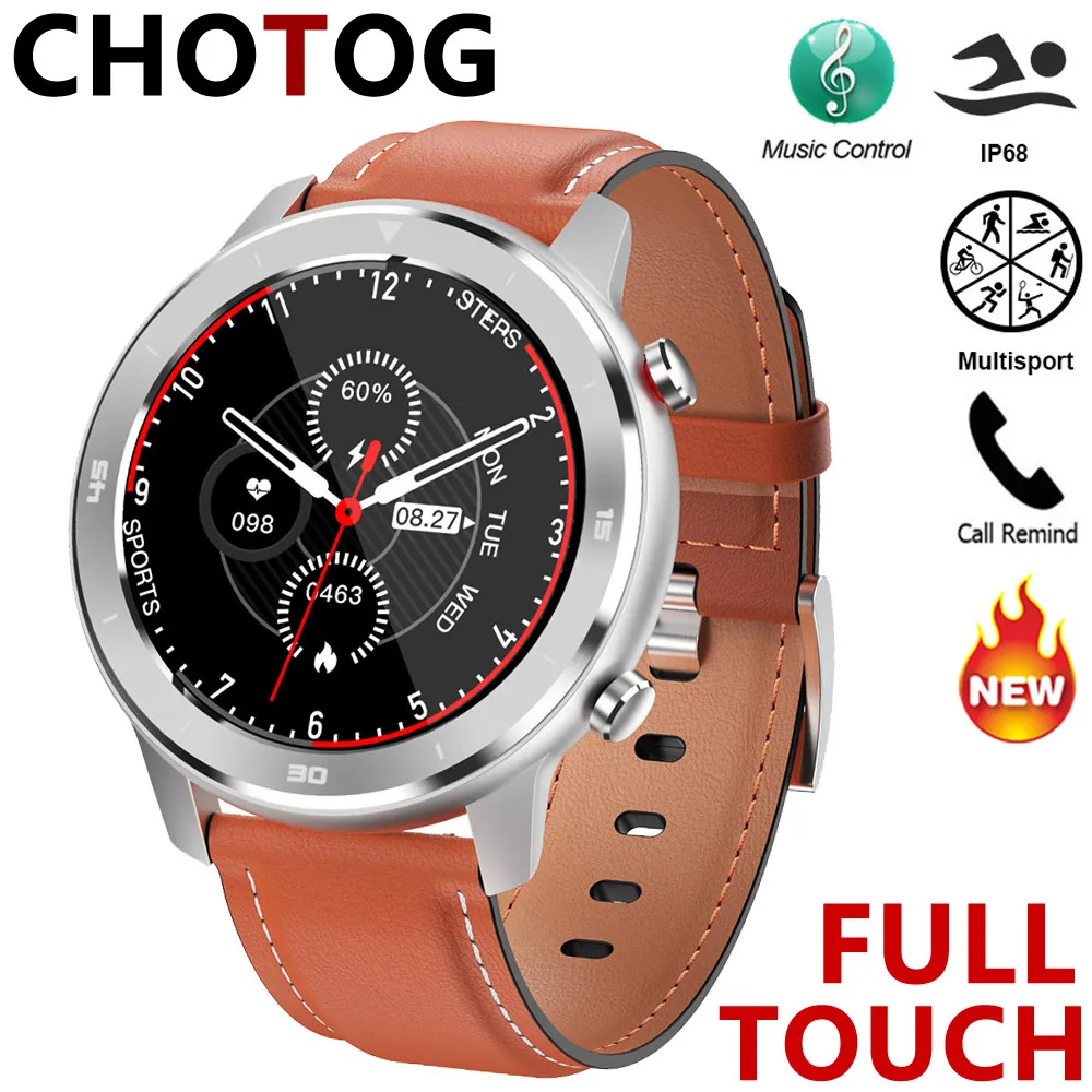Naujas Pilnas Touch Screen Smart Watch Vyrai Moterys Ip68 Vandeniui Pedometer Smartwatch Kraujo Spaudimas Fitness Tracker Žiūrėti Sportas