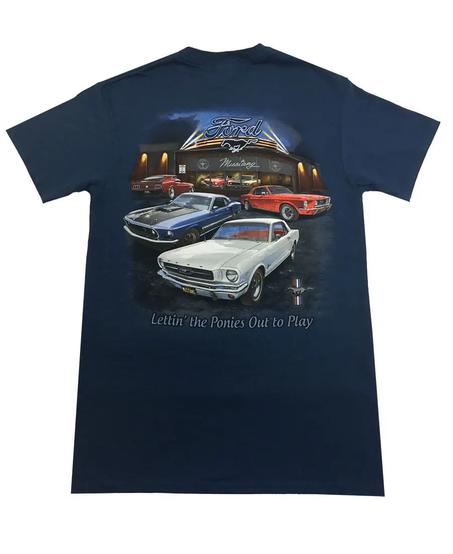 Vyrai T Marškinėliai Mados 2019 M. /Men Harajuku Hip-Hop Prekės Joe Blow Vyrų Klasikinis Amerikos Automobilių Gerbėjai Mustang Salonas Marškinėliai
