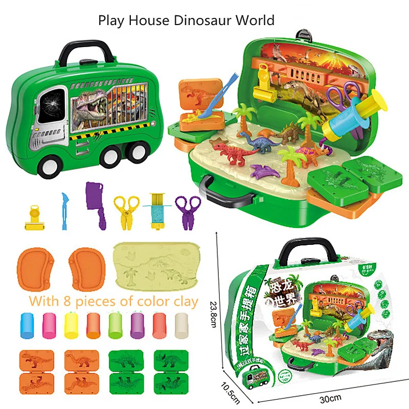 Vaikai Dinozaurų Pasaulyje Žaislų Dinozaurų Spalva Glay Lagaminą Žaislas 