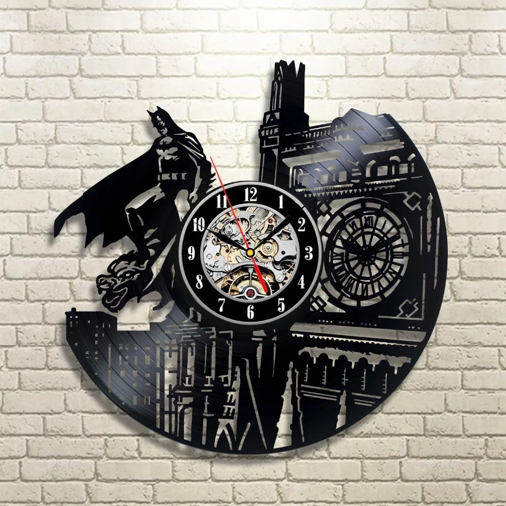 2021 CD Įrašų Vinilo Sienos Laikrodį, Modernus Vinilo Sienos Žiūrėti Klasikinis Laikrodis Relogio De Parede Dekoro Klock
