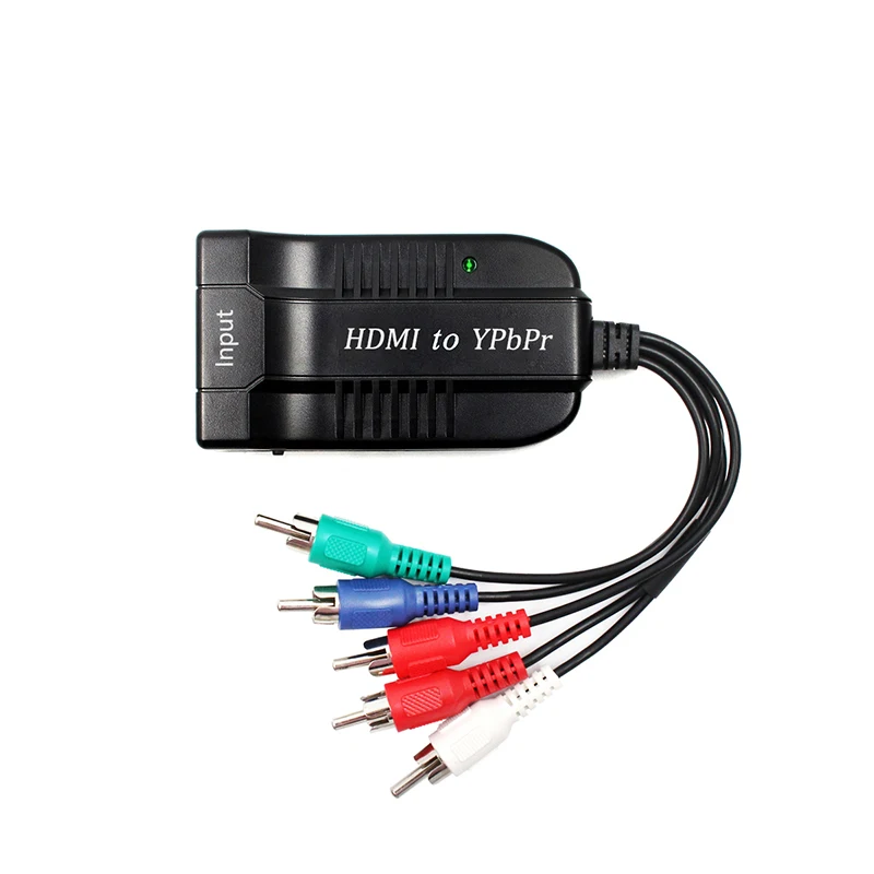 HDMI scaler RGB Component (YPbPr) Video +R/L Audio Adapteris Konverteris HD TV PS3