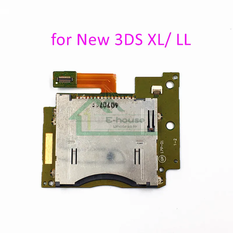 SD Kortelės Lizdas Kištukinis Modulis su Valdybos Pakeitimo Naujos 3DS XL Naujų LL, 3DS Žaidimų Konsolės