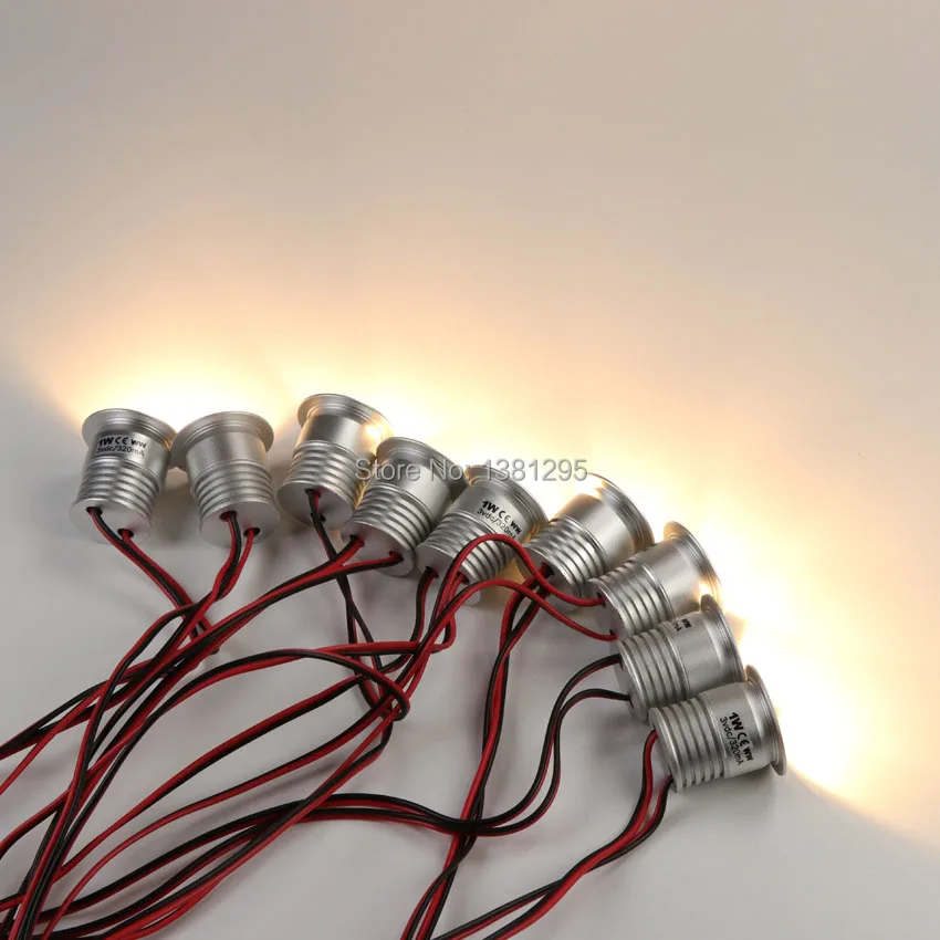 Mini LED Downlight Pritemdomi Plafon Įleidžiamas LED Lubų Vietoje Šviesos Rungtynių 1W Nustatyti Namų Vonios Kabineto Apšvietimo Lemputė, Lempa, Rinkinys