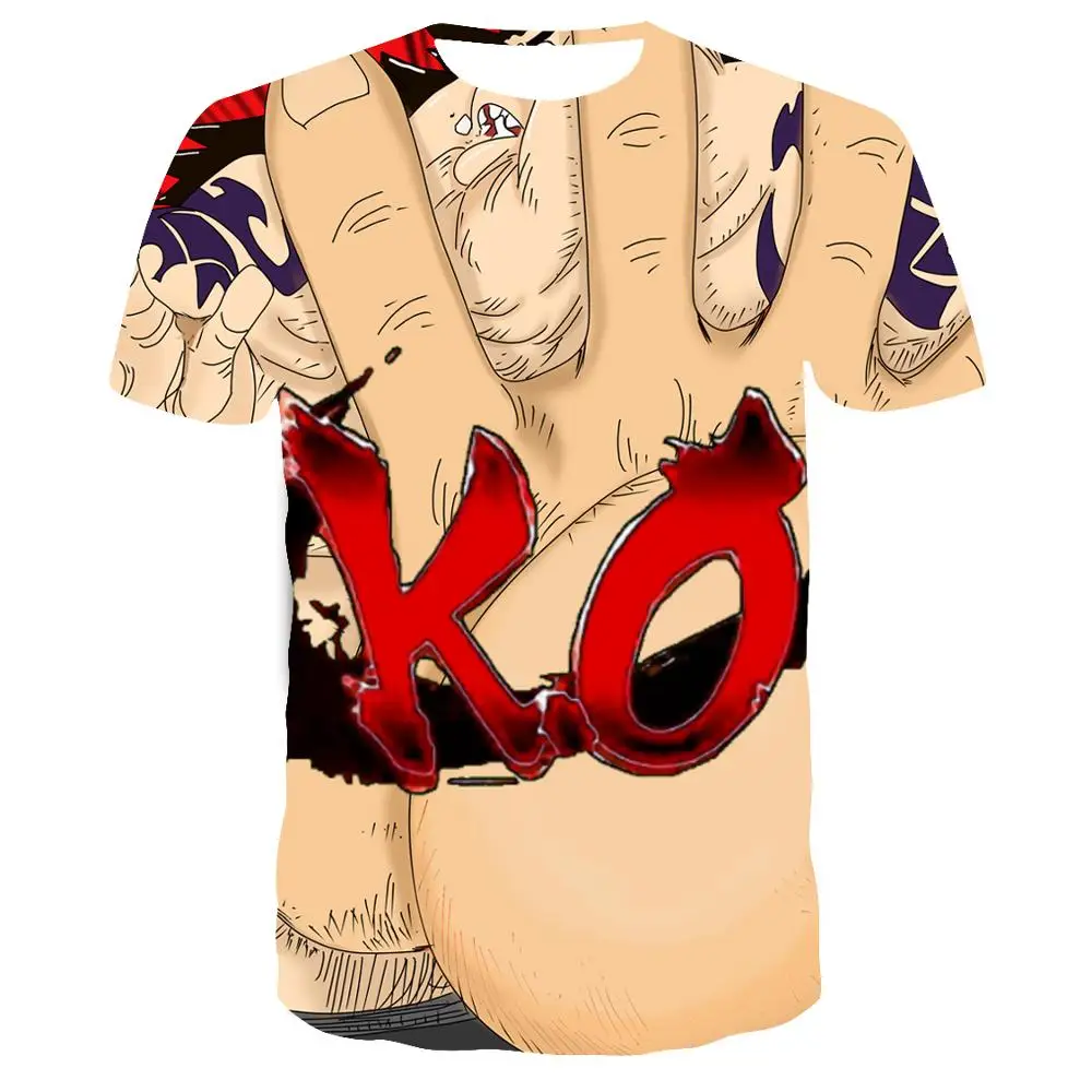 Vienas Gabalas Luffy marškinėliai atsitiktinis marškinėlius homme O kaklo streetwear vyras wommen vaikas 3d t-shirt berniukų drabužiai anime vasaros top tees