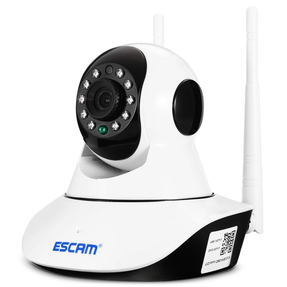 ESCAM G02 720P Belaidžio ryšio WI-fi IP Kamera Home Security Pan/Tilt Camera w/ Naktinio Matymo Dviejų krypčių Garso Kūdikių Vyresnysis Pet