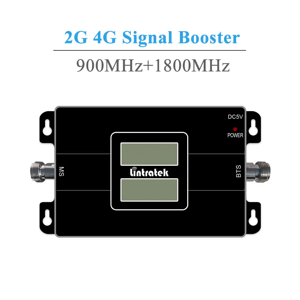 Lintratek Amplificateur 2G, 4G Dual Band Signalo Stiprintuvas LCD GSM 900MHz + 4G LTE 1800MHz Mobile Mobilųjį Telefoną Signalo Stiprintuvas #35