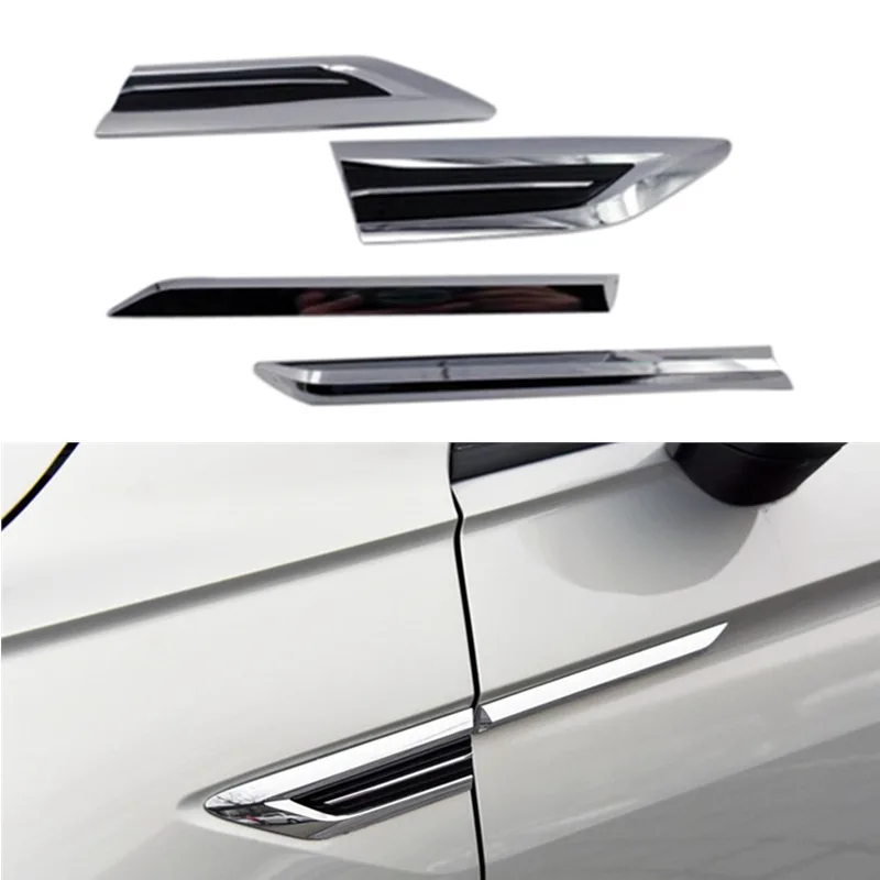 2016 m. 2017 m. 2018 m. Vw Tiguan Mk2 Durų Pusės Sparno Logotipas Ženklelis Lipdukas Apdaila Sidabro Automobilių Kėbulo Apdaila Lipdukas ABS Priedai