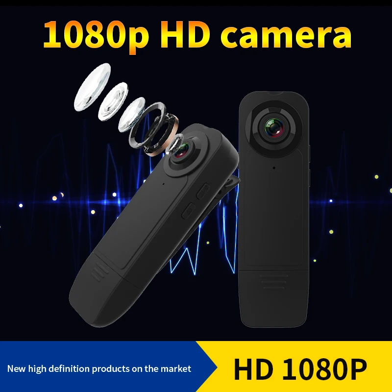 Nauji Nešiojami HD 1080P, Mini Kameros, Vaizdo magnetofoną, Naktinis Matymas, Judesio Aptikimas Mažų Saugumo Cam už Namų Ribų vaizdo Kamera