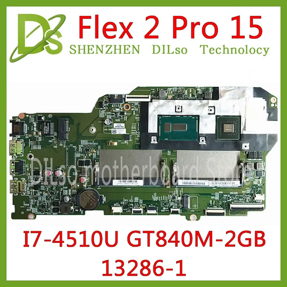 KEFU 13286-1 plokštė Lenovo Flex 2 Pro 15 Nešiojamojo kompiuterio motininė Plokštė I7-4500U/I7-4510U CPU GT840M-2GB, originalus mothebroard