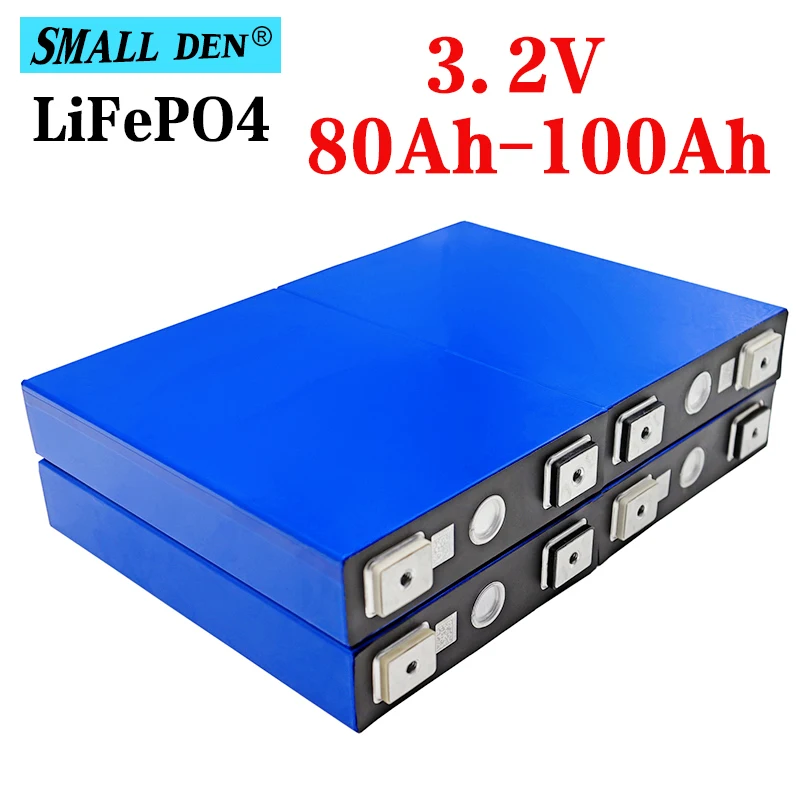 3.2 V 80Ah 100Ah lifepo4 baterija gali būti jungiamas į 12V 24V įkraunama baterija Saulės sistemos baterijos