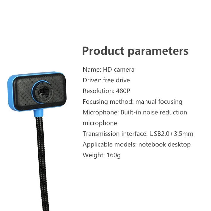 USB Web Kameros, Kameros 480P Kompiuteris Nešiojamas Web Kamera Su Mikrofonu Pasukti Naktinio Matymo Prietaisas HD Kamera, Video Online Klasė