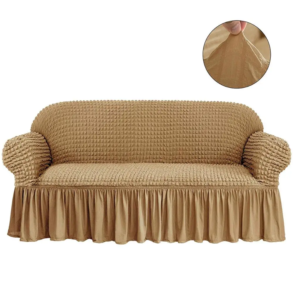 2021 NAUJAS Elastinga Sofa Cover 3D Pūsti Universalus Slipcover su Elegantiškas Sijonas už Kambarį Fotelis Sofa Sofa