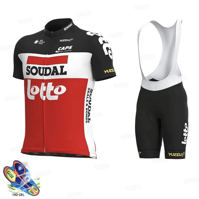 Lotto Soudal 2021 pro komanda Dviračių Jersey Rinkiniai Kvėpuojantis Ropa Ciclismo MTB Trumpas Rankovės Dviratį drabužių Maillot Ciclismo hombre