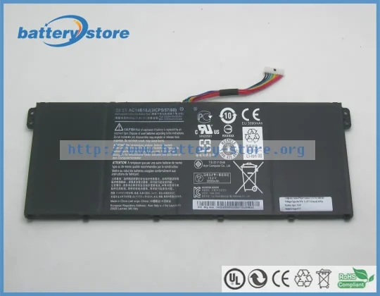 Originali AC14B18J,AC14B18K baterija Acer Aspire ES1-531, Siekia ES1-711, ES1-331, ES1-711G, ES1-531, ES1-512 ,11.4 V, 3220mAh,