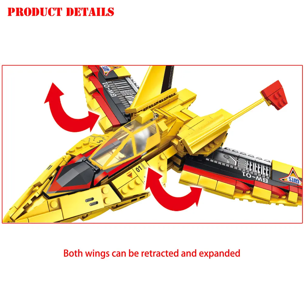 BZDA Ultraman Kovotojas Blokai plokštumos Plytų sraigtasparnis Plytų modelis Gali Būti keičiama Dviem Būdais Plytas, Vaikams, Žaislų, Dovanų Berniukai Dovana