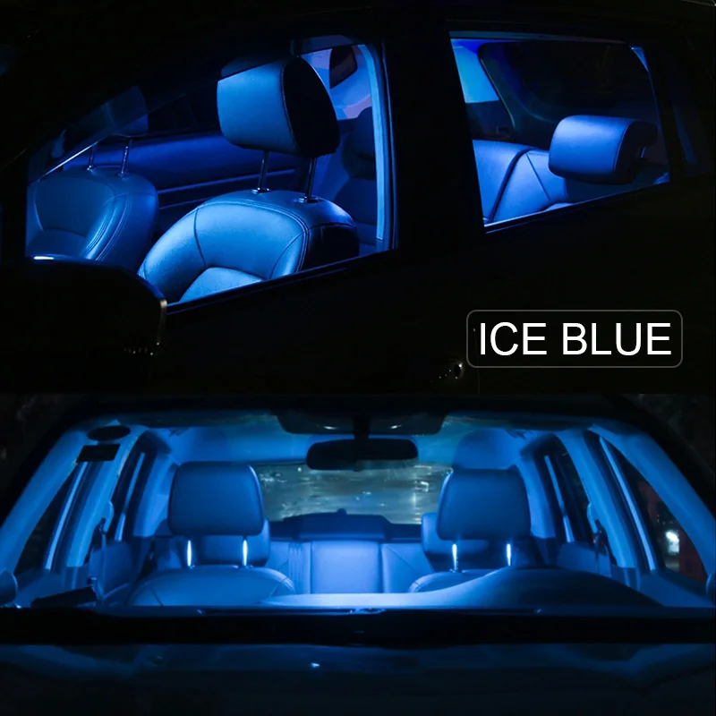 10X Canbus Automobilių Aksesuarų, Interjero LED Žibintai Rinkinys 1994-2004 Ford Mustang Žemėlapis Dome Daiktadėžė Kamieno Licenciją plokštelės šviesos