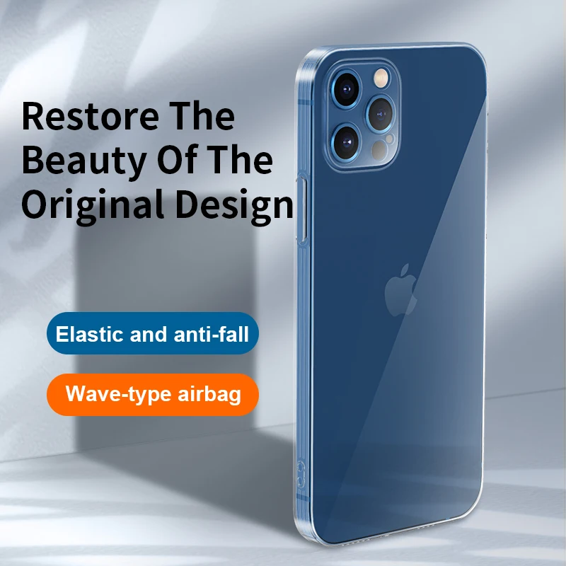 Ellie Anti-Rudenį Telefono dėklas Skaidrios iPhone12 Mini Pro Max Lengvas