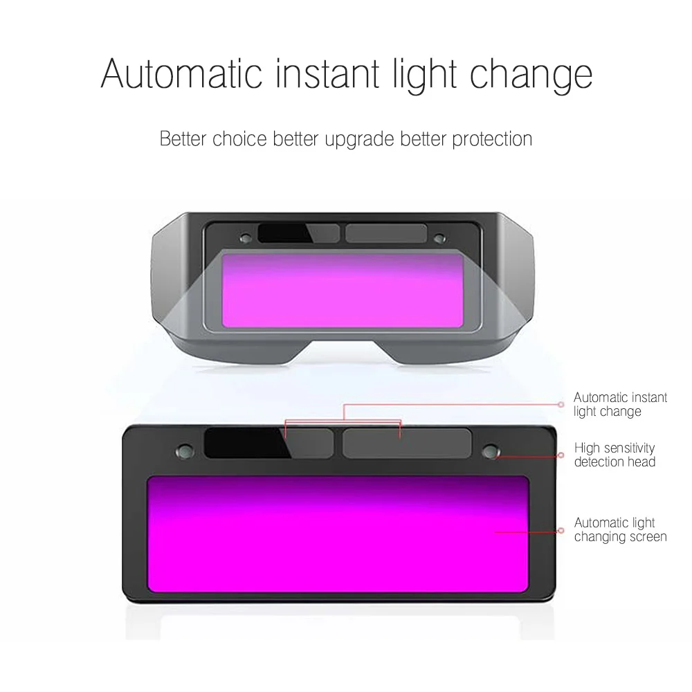 Naujas-Saulės automatinis tamsos suvirinimo apsaugine kauke suvirintojas akiniai, suvirinimo dangtelis Lengvai ir saugos veikia, lengvas dizainas