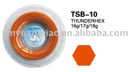 THUNDERHEX TSB-10 Daugiakampio Poliolefino string(Kirschbaum OEM/pagaminta vokietijoje)