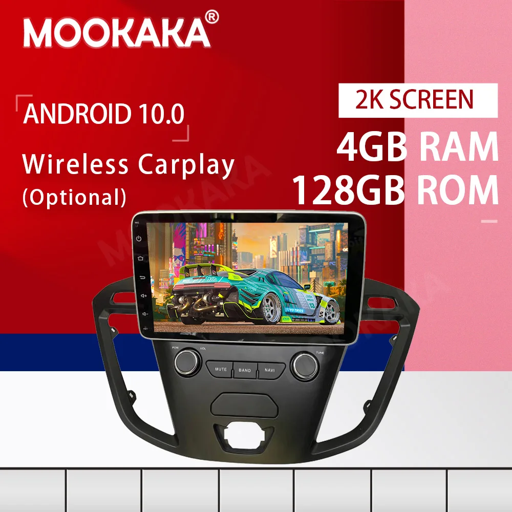 IPS PX6 Android 10.0 4+128G Ekrano Automobilio Multimedijos Grotuvo Ford Transit Custom+ GPS Navi 