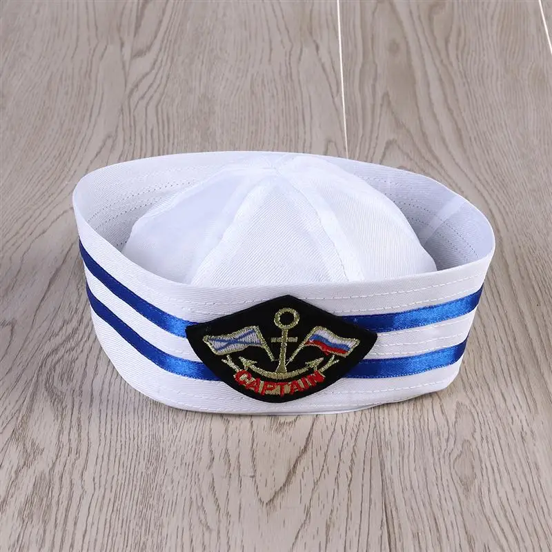 Juokinga Cosplay Karinės Kepurės Suaugusiems, Vaikams, Jūreivių, Kapitonas White Hat Karinio Jūrų Laivyno Jūrų Armijos Kepuraitė Su 