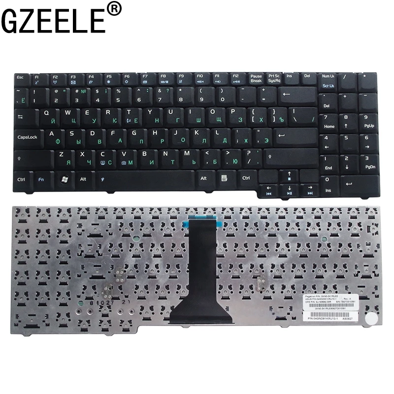 GZEELE naujoji rusijos RU Klaviatūros ASUS X56 X56A X56S X56T X56V X56K X56KR X56SE X56TA X56TR X56VA X56VE Nešiojamojo kompiuterio klaviatūra juoda