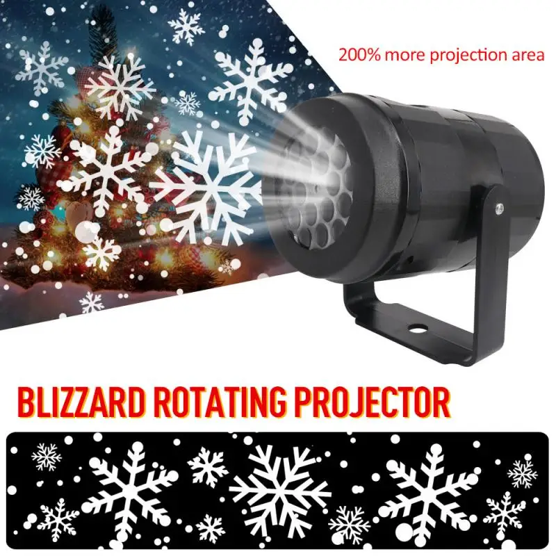 1pcs Kalėdų Snaigės Lazerio Šviesos Projektorius Sniego Mobiliojo Lauko Ir Sodo Lazerinio Projektoriaus Lempa Naujųjų Metų Šaliai Dekoro
