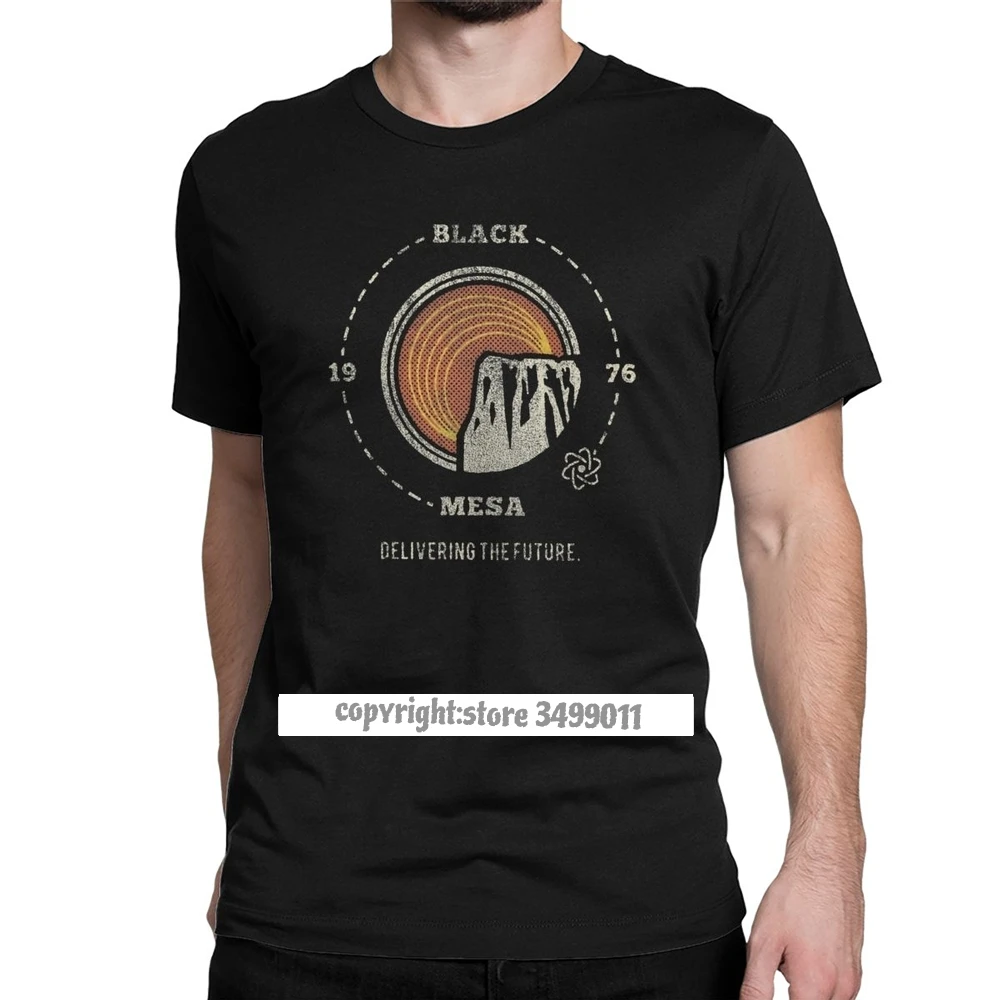 Black Mesa 1970 Viršūnės T Marškinėliai Vyrams Half Life Vaizdo Žaidimas Juokinga Tshirts Camisas T Shirts Harajuku Hip-Hop Viršūnės
