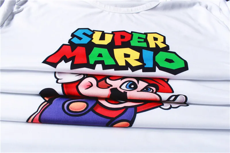 Naujas Vyrų Mados marškinėliai Hipster Atspausdinta Tee Marškinėliai trumpomis Rankovėmis Viršūnes Super Mario periodinės lentelės T-Shirt Raumenų SuperMario player