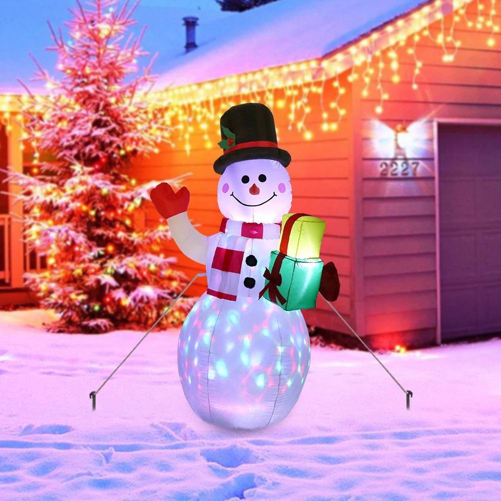 150cm LED Apšviestas Pripučiami Sniego Oro Siurblys, Pripučiami Žaislai, Patalpų, Lauko Atostogų, Kalėdų, Naujų Metų, Dekoracijos