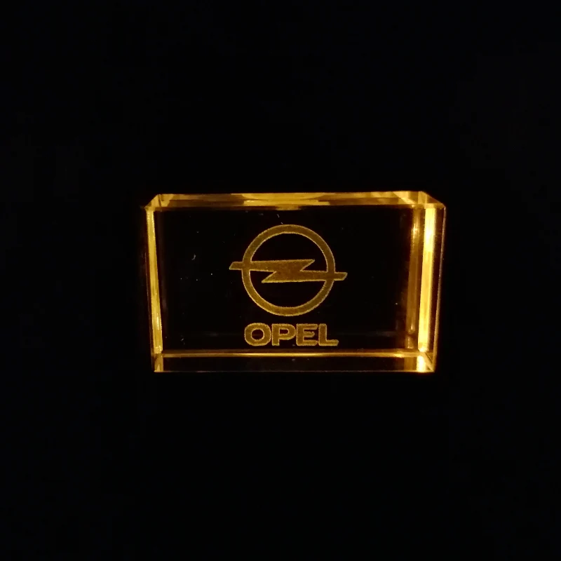 Usb2.0 metalų kristalų Opel automobilio raktas modelis USB Flash Drive 4GB 8GB 16GB 32GB brangakmenių pen ratai ypatingą dovaną Logotipą