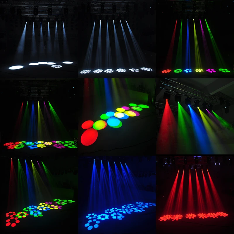IMRELAX Naujas 90W LED Spot Judančios Galvos Šviesos Greitas, Tylus 3 Aspektas Prizmė, Aišku, Sukasi GOBO LED Judančios Galvos Spot DJ Disco Šviesos