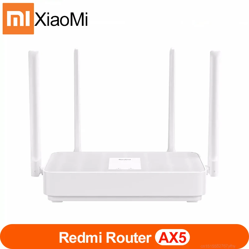 Xiaomi Redmi Maršrutizatorius AX5 Wifi 6 Akių Gigabit 2.4 G/5.0 GHz, Dual-Band Wireless Router Wifi Kartotuvas 4High Įgyti Antenos AX5 WIFi