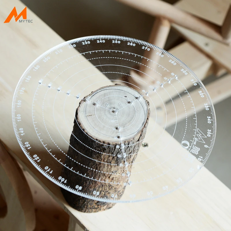 Ženklo Centre Finder Įrankis, Medienos apdirbimo Kompasas Woodturners Dubenys Tekinimo skaidraus Akrilo Piešimo Apskritimų Skersmuo 200MM 300MM