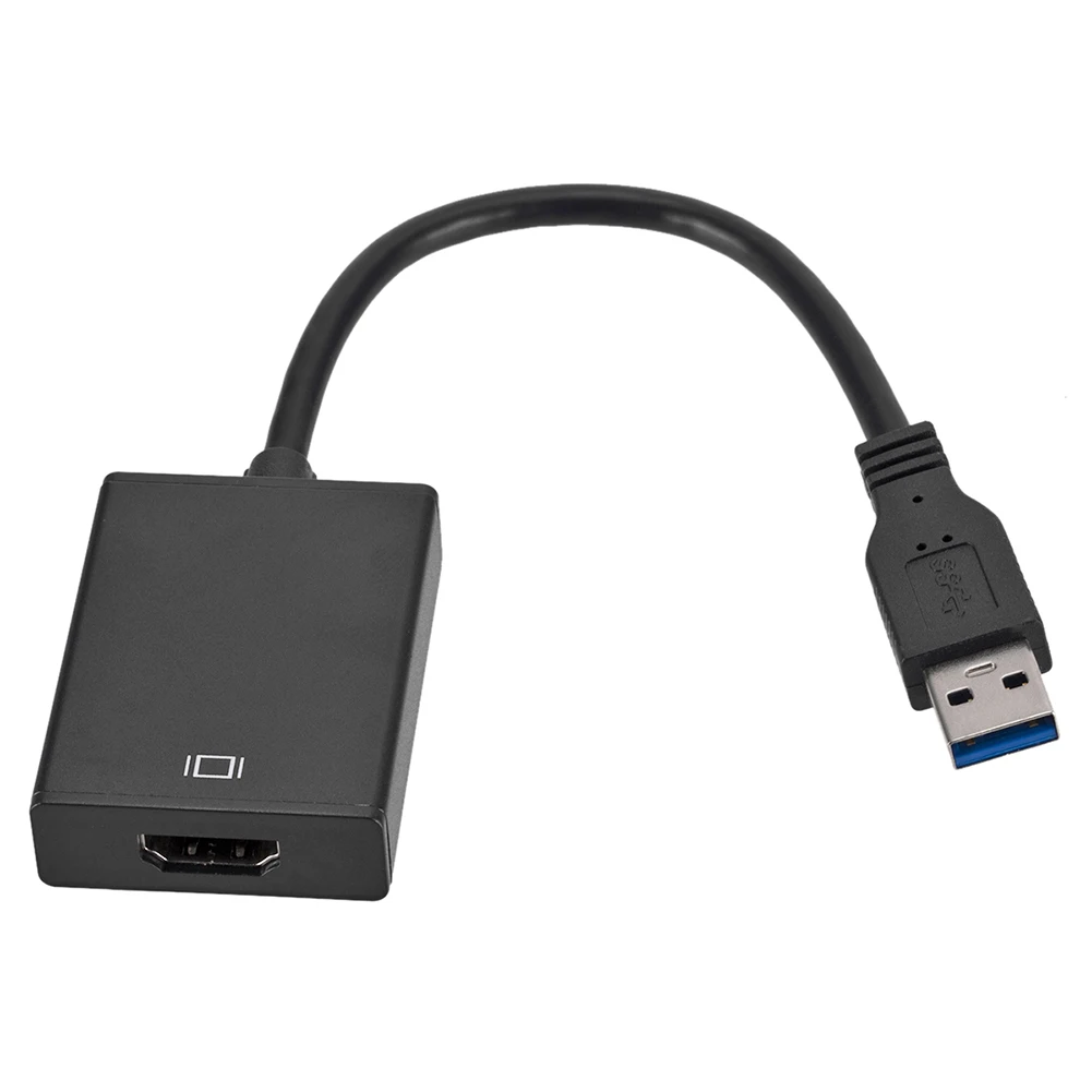 USB 3.0 HDMI Adapterį, 1080P Full HD, USB į HDMI Išorės Grafika Vaizdo plokštė Multi Monitorius, Garso ir Vaizdo Keitiklio Kabelį