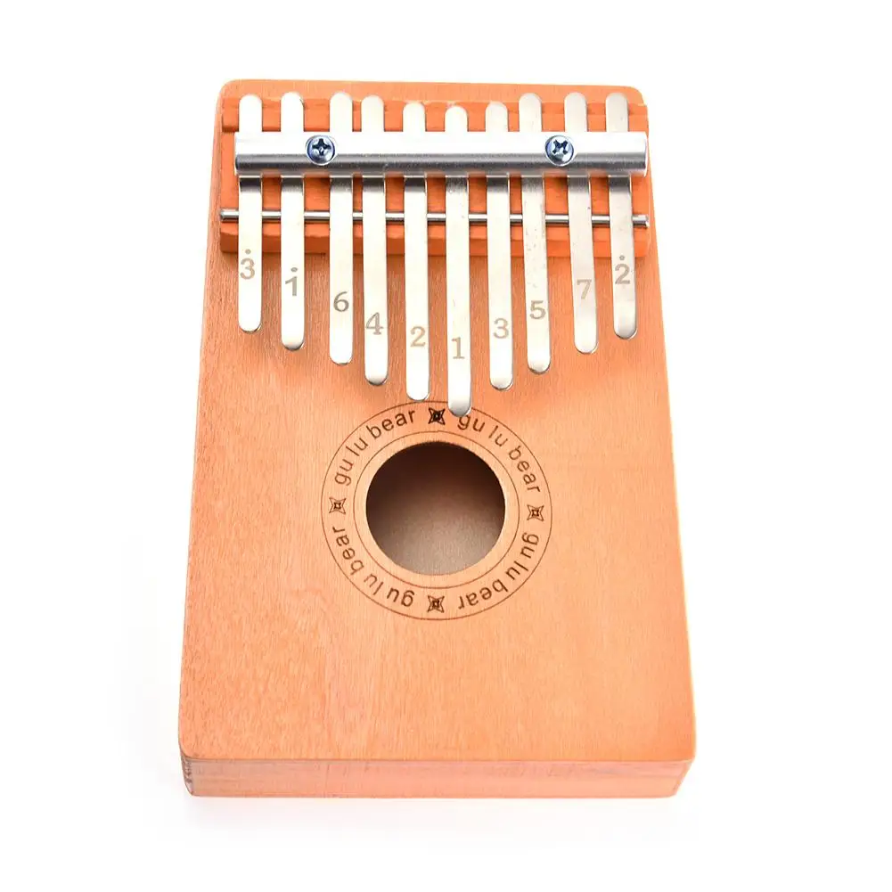 10 Klavišą Pirštu Kalimba Tradicinių Afrikos Melstis Medienos Piršto Kalimba Nykščio Fortepijonas Kišenės Dydžio Klaviatūra Muzikos Instrumentas