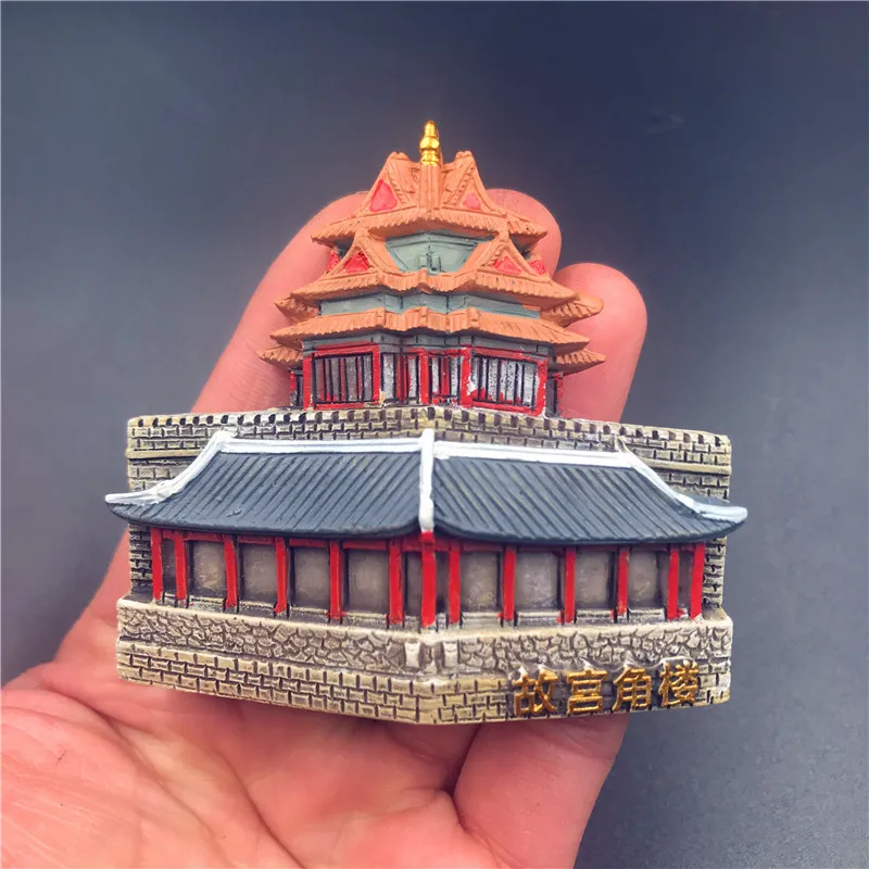Tian An Men Dangaus Šventyklos Muziejus Turi Sodas Kinų Stiliaus Suvenyrų 3D Šaldytuvas Lipdukas, Šaldytuvas Magnetai
