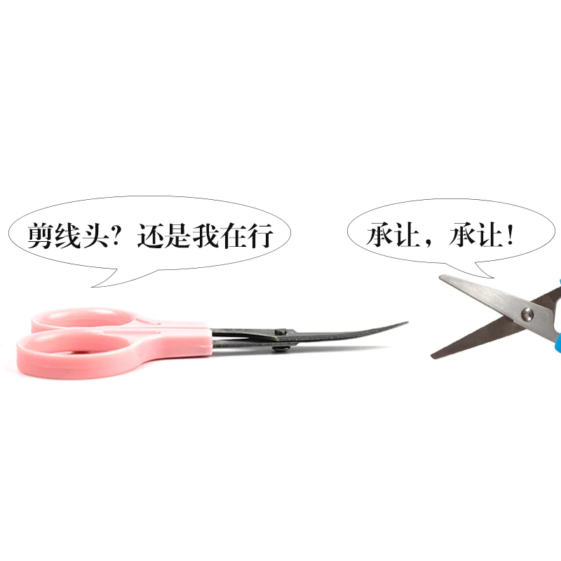 Plaukų žirklės siuvinėjimo žirklės, siūlai žirklės 3.5 4.5 colių alkūnės nurodė, žirklės