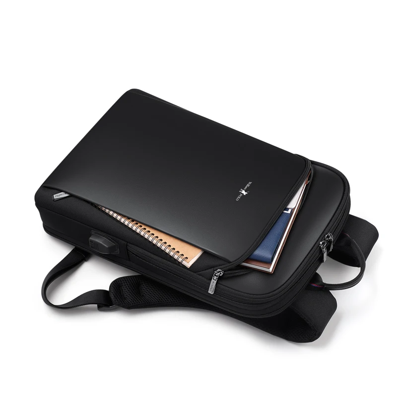 Nešiojamojo kompiuterio Kuprinė Mens Vyrų Kuprinės Verslo Notepad Mochila Vandeniui Atgal Paketas USB Įkrovimo Krepšiai Kelionės Bagpack