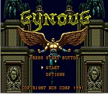 Gynoug 16 bitų MD Žaidimo Kortelės Sega Mega Drive Genesis