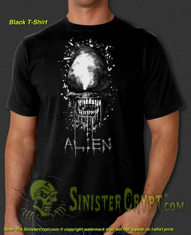 Svetimų Užsieniečių t-shirt Xenomorph H. R. Giger Weyland Nostromo Sci-Fi Filmo S-6XL