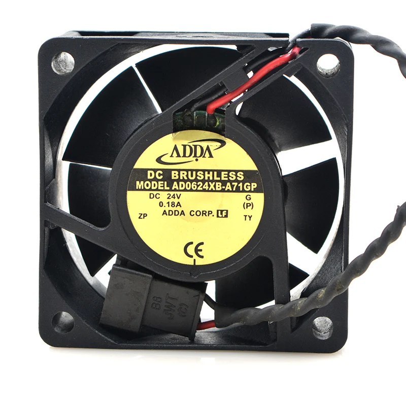 Originalą ADDA AD0624XB-A71GP 24V 0.18 A 6025 keitiklio serverio aušinimo ventiliatorius