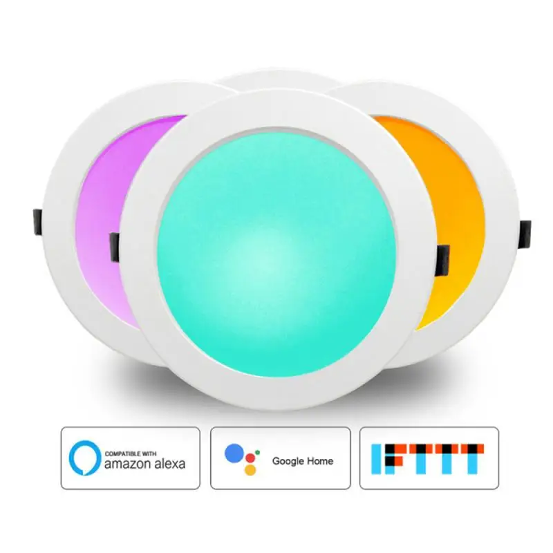 2/4/6PCS Smart Home LED Downlight Automatikos WiFi Jungiklio Lemputė Dirbti Su Alexa 